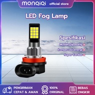 【COD+Ready Stock】Lampu LED Fog Lamp 35W  2Pcs Warna Untuk Headlight Fog Lamp 35W 12V Mobil Putih + C