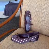 Minx รุ่น Dottie รองเท้า Maryjane ลายจุด สุดคิ้วท์
