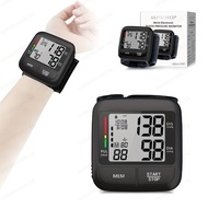 1pc Portable Wrist Blood Pressure Monitor, Automatic Digital Blood Pressure Device With Large LCD Display - Including Blood Pressure Wrist Strap And PP Box (AAA Battery Not Included)