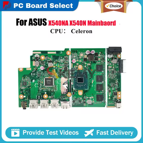 X540NA Laptop Motherboard For ASUS VivoBook R540N X540N D540N X540NA F540N X540NV A540N Notebook Mai