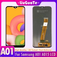 XD 5.7 คุณภาพสูงสำหรับ Samsung A01 A015F A015จอแสดงผล LCD แบบสัมผัสหน้าจอประกอบสำหรับ Samsung Samsun