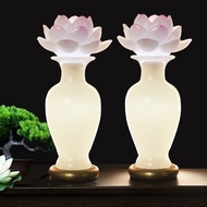 Vase Lotus Lamp Buddha Lamp Plug-in NewledLotus Lamp Household Fairy Lantern Temple Buddish Prayer S