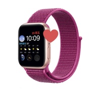 Apple Watch Band Nylon Loop For Apple Watch Series 9/8/7/6/5/4/3/2/1 SE2 Strap For 38/40/41/42/44/45mm/49mm Dial Breathable Sports Soft Replacement Official Color S8 S9 Band Strap