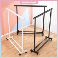 Simple clothes drying rack, single-pole balcony clothes drying rack, household bedroom clothes dryin