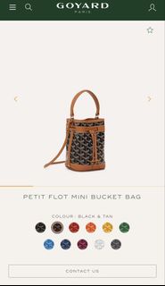 Goyard Petit Flot Mini bucket bag Goyard 小水桶包 mini 水桶