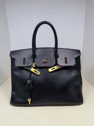愛馬仕 Hermes  框C birkin35 黑金togo皮 Bk35 鎖具齊全 35cm