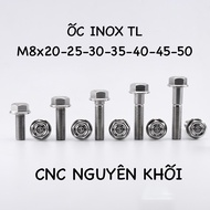 Stainless steel screw TL M8 CNC KEY HEAD 12 skru salaya skru titanium gr5