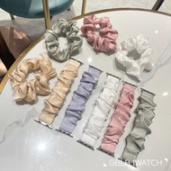 New Model So Cute Satin Strap + Hair Tie Super Cool For Smart Watch Seties 7 6 5 4 3 2 1 T500 HW22PL