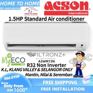 [Including Installation] Acson 1.5hp (A3WM15N) R32 Standard Non Inverter Air conditioner (3-7 days delivery)