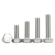 304 Stainless Steel External Hexagon Screw Extended Full Thread Screw M22/M24
