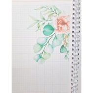 Sổ nhật kí luyện chữ A4 120 trang - giấy dày viết không lem bìa nhiều mẫu dễ thương