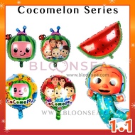 Cocomelon Foil Balloon Cartoon Watermelon JJ Set Helium Air Baby Shower Party Deco Toy ABC Kid TV Do