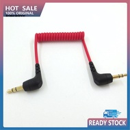  Patch Cable Stable Transmission Coiled Right Angle Microphone Cable for BOYA Rode SC7/BOYA Rode SC2