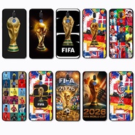 for 3c Huawei Nova 2 Lite 2i 3 3i 4E 5i 5T 7 SE 8i FIFA2026 Fashionable soft black phone case