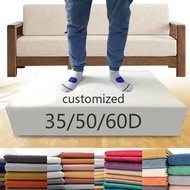 Customized-60D/50D/35D High Density Sponge Foam Sofa Cushion, for Mattress/Bay Window/Beach/Couch Pad/Chair/Wheelchair/Room