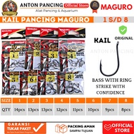Mata Kail Pancing Maguro Bass Cutting Point with Ring No 1 2 3 4 5 6 7 8 9