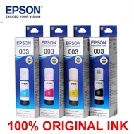 EPSON หมึกเติมแท้เอปสัน  003 4 สี  For Epson L3110 / L3150 / L5190/L3210/L3216/L3250/L3256/L5290/L52