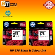 HP 678 Series (Black+Color) Package Set Original Ink Cartridge CZ107AA+CZ108AA