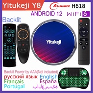 Yitukeji Y8  Android 12.0  Allwinner H618 Quadcore Cortex-A53 Wifi6 Smart TV Box 2.4G 5G 2GB 4GB 16GB 32GB 64GB 128GB LAN 100M TV Receivers