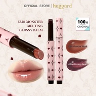 haggard Emo Monster Melting Glossy Balm, Tekstur Balm Berkilat Padat, Ringan Tidak Melekit, Warna Me