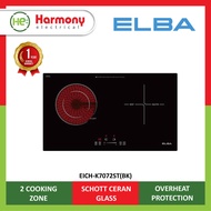 ELBA EICH-K7072ST(BK) Built In Combi Induction Ceramic Cooker Dapur Elektrik Combi 电磁炉