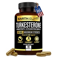 Turkesterone 840 mg (90 Capsules) – Made in USA - 3rd Party Tested - 100% Pure Turkesterone Suppleme