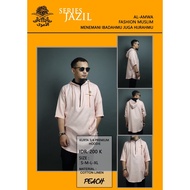 Kurta Hoodie Series Jazil by Al Amwa Premium - Kurta Hoodie Sleeve 3/4 - Kurta Sleeve 3/4 Hoodie - M