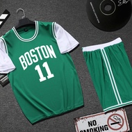 เสื้อกั๊กบาสเก็ตบอลแขนสั้น 24 ของ Kobe เซ็ตสองชิ้น สำหรับผู้ชายและผู้หญิง เสื้อชุดทีม Lakers เสื้อชุ