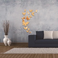 Butterfly Mirror Sticker 3D Stereo Acrylic Butterfly Home Decorative Wall Painting Wall Stickers Crystal Mirror Stickers/Butterfly Mirror Wall Sticker Decal Wall Art Wedding Kids