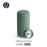 Fellow Carter Coffee Cup แก้วดื่มน้ำเคลือบเซรามิก ดีไซน์เรียบง่าย ขนาดกะทัดรัด ทนทานต่อความร้อน แก้ว