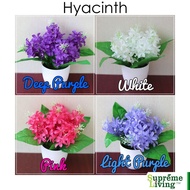 Bunga Plastik Hiasan Dekorasi Rumah Pot - Hyacinth