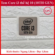 Core i3 Generation 10 (10th Gen) Stamp Replaces Computer Stamp