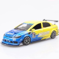 YM Models 1/64 Honda Civic FD2 FD2R Type R Spoon Blue & Yellow car model diecast INNO64 NOT LIMITED 