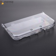 Hard Clear Crystal Plastic Protective Skin Case Cover for New Nintendo 3DS LL/XL Protective film [infinij.sg]