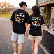 Premium Cotton Combed 24s Husband and Wife Couple T-Shirt | Trendy Unisex Romantic Couple T-Shirt