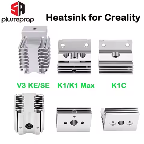 For Creality Hotend All-Metal Heatsink Radiator 3D Printer Part for Ender-3 V3 KE/V3 SE/K1/K1Max/K1C