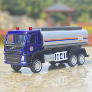 Mô Hình Xe Tải Chở Dầu Volvo FM Bằng Hợp Kim 1/72 Shell Gulf Oil Dành Cho Người Lớn Đồ Chơi Mô Phỏng