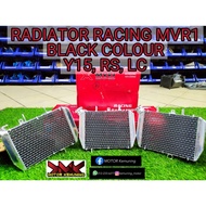 MVR1 Racing Radiator ( GP - CURVE ) BLACK EDITION Y15 / Y15ZR / LC135 / RS150