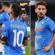 Maradona #10 SSC Napoli Home 2020/2021 Short Sleeve SS 20/21 Official Merchandise Resmi Original Aut