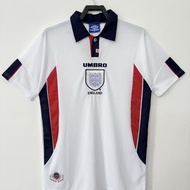 Genuine British Umbro World Cup England Home Retro Jersey Beckham 20 Short Sleeve Owen Football Engl