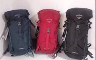 🔥正貨 Osprey小鷹 全新登山徒步戶外防水背包 背囊Backpack 34L  紅色/黑色/藍色