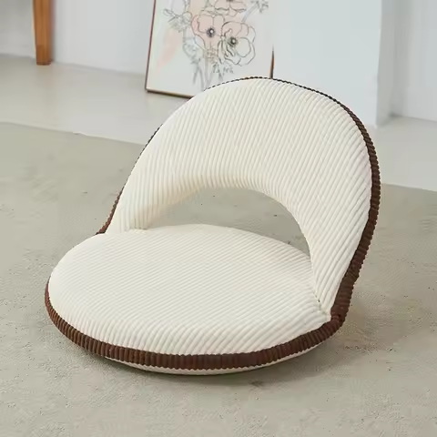 Light luxury single folding chair, lazy backrest chair, adjustable backrest folding chair, floor lei