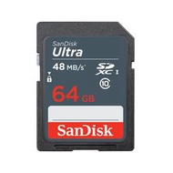 ＊紫戀＊  SanDisk Ultra SDHC 64GB 記憶卡 48MB/s 公司貨