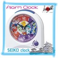 134【🔴JAPAN】Seiko Clock Alarm Clock Table Clock Character Pocket Monster White【Direct from JAPAN 】