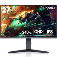 KOORUI 27 inch Gaming Monitor - WQHD (2560x1440) Computer Monitor, 240Hz, 1ms, AdaptiveSync Technolo