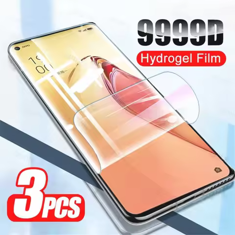 3Pcs Hydrogel Film for Oppo A58 X A78 A38 A98 4G 5G Screen Protector