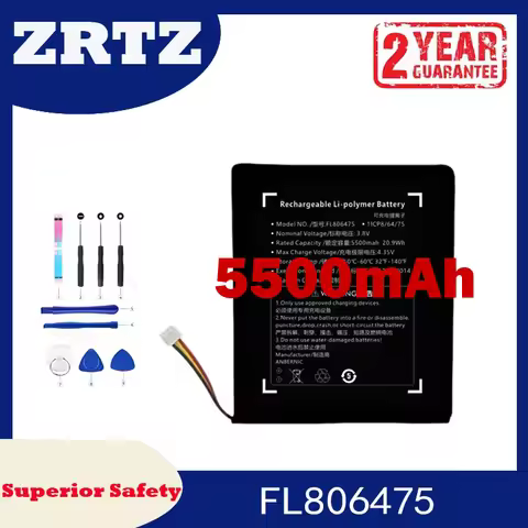 ZRTZ High-Efficiency 3.8V 5500mAh For ANBERNIC RG556 Battery FL806475
