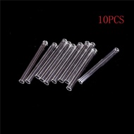 ☄10pcs/lot Transparent Pyrex Glass Blowing Tubes 100mm Long Thick Wall Test Tube 10*100mm c☪