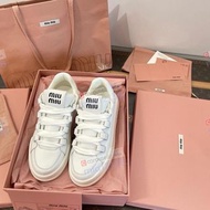 Miu Miu 繆繆小白鞋 白色厚底鞋
