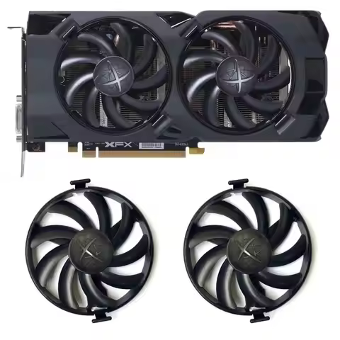 New RX580 480 470 GPU Fan FDC10U12S9-C for XFX AMD Radeon RX 470 480 580 RX580 RX480 RX470 Graphics 